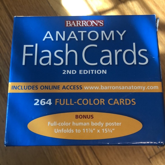 Other Barrons Anatomy Flash Cards Poshmark